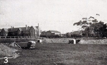 Air Raid Shelter, 1942. View towards south-west.